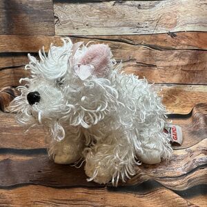 Webkinz Lil' Kinz White Terrier Dog Plush Ganz Stuffed Animal Collectible Toy